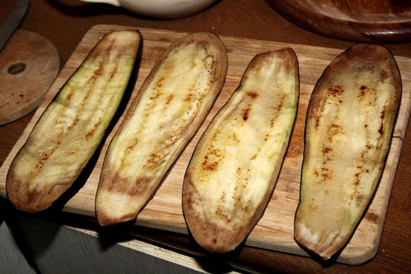 Grilled eggplants are the base of many fabulous dishes.
