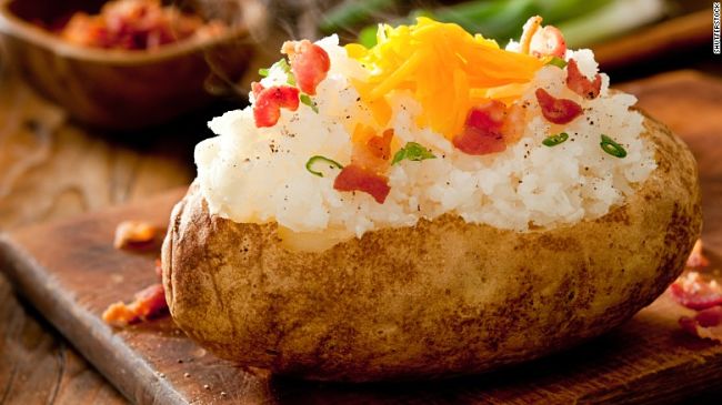 Lovely stuffed baked potato - see the great recipes in this article