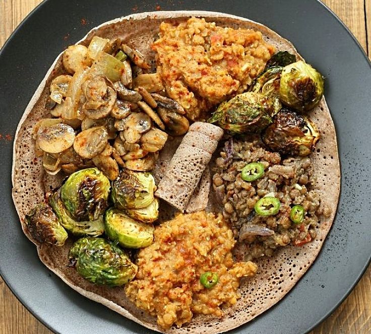 Teff pancake with vegetables - so healthy and good for you - see why here
